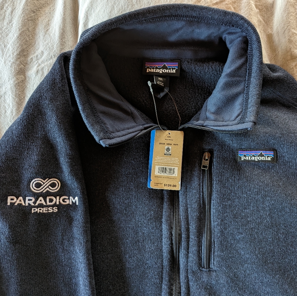 Patagonia Mens Better Sweater Fleece Jacket *CUSTOM BRANDED* NWT